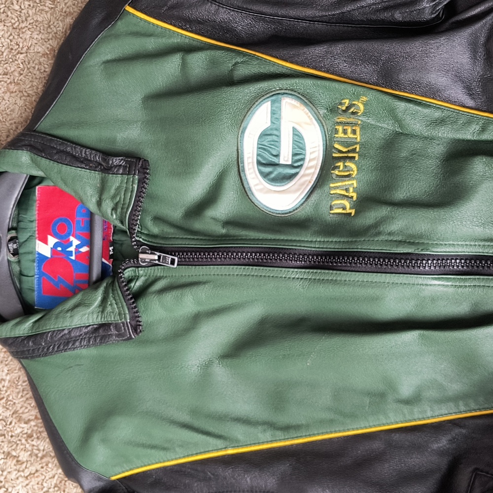 VTG Leather Packer Jacket M - Picture 2 of 16